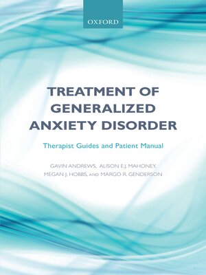 cover image of Treatment of generalized anxiety disorder